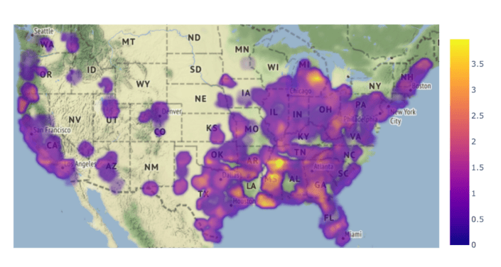 Fire Hazard (UFH) Density Map